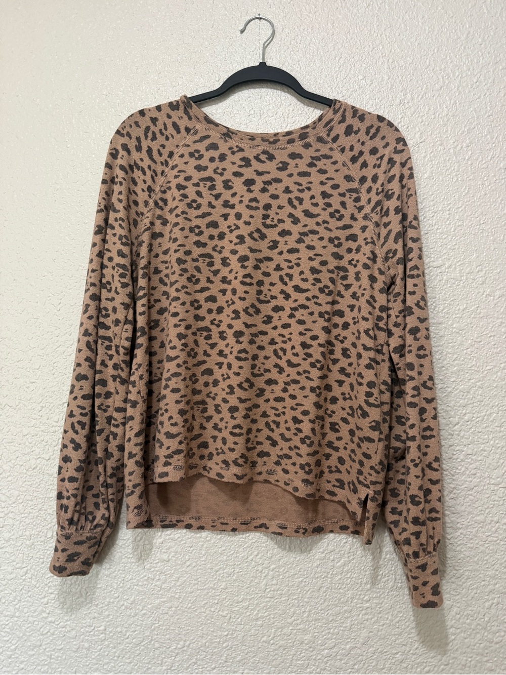 Abercrombie & Fitch Brown Leopard-Print Pullover - Picture 1 of 5